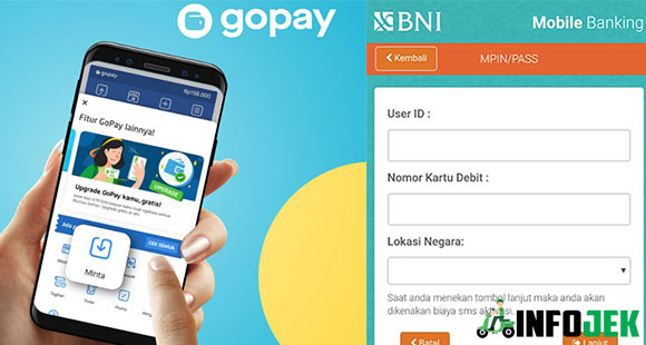 Cara Top Up Gopay BNI Lewat Mobile Banking