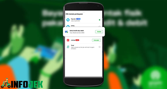 Cara Mendaftarkan Kartu di Aplikasi Gojek
