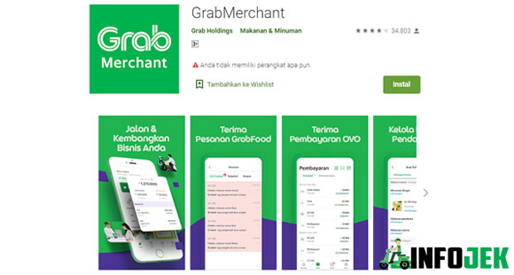 1 Download dan Instal Aplikasi GrabMerchant