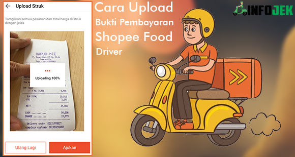 Cara Upload Bukti Pembayaran Shopee Food Driver