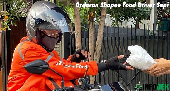 Orderan Shopee Food Driver Sepi dan Tipe Mengatasinya