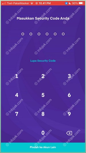 2 Masukkan Security Code