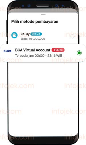 Pilih Metode BCA Virtual Account