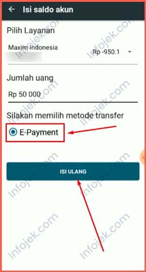5 Pilih E Payment
